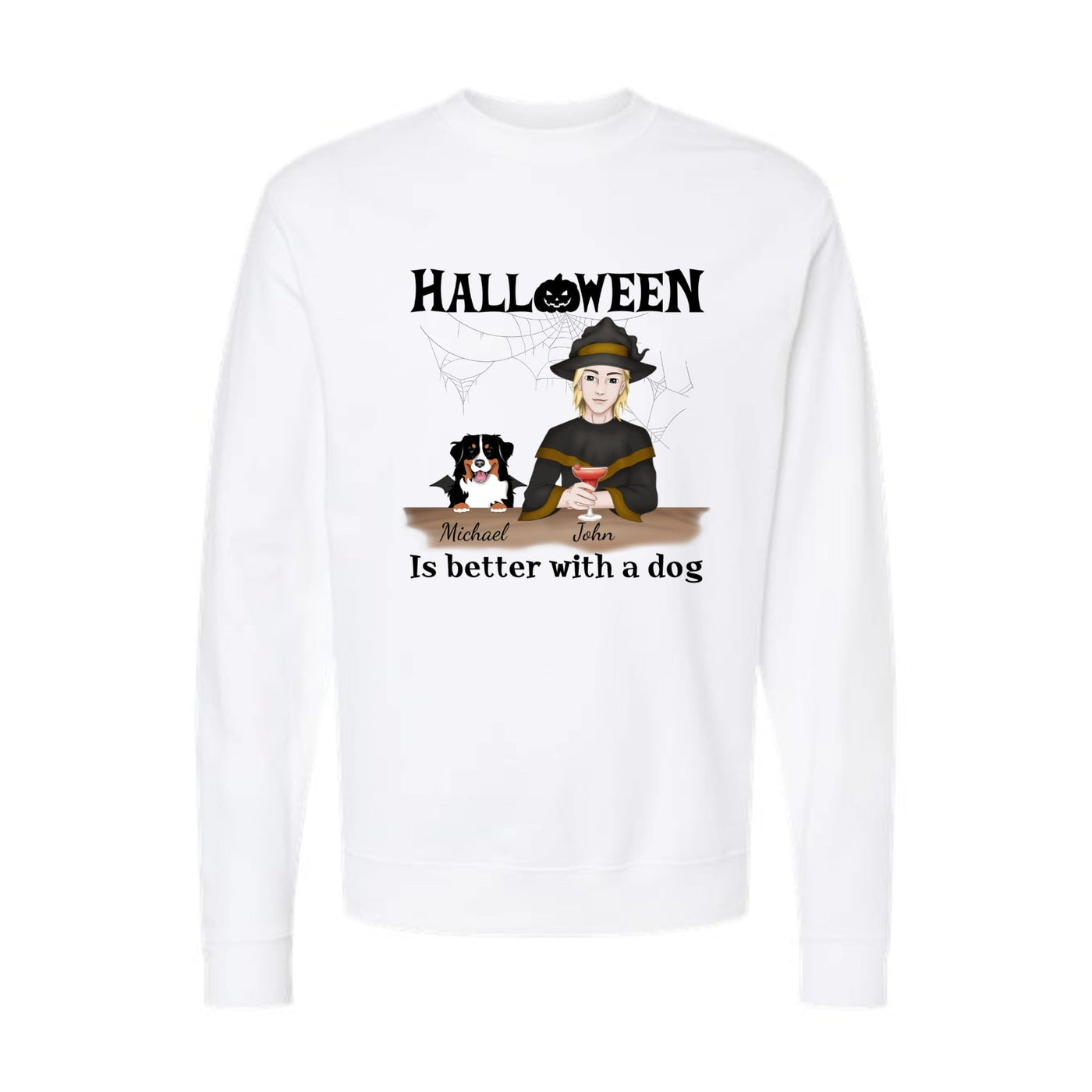 Personalized Happy Halloween Sweatshirt